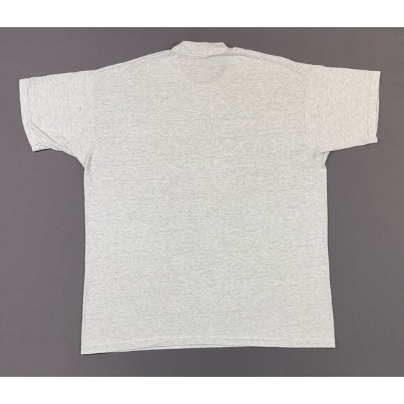 Vintage 90s Iowa University Hawkeye NCAA Tennis Grey Shirt XL Promo Sports Rare - Picture 2 of 6